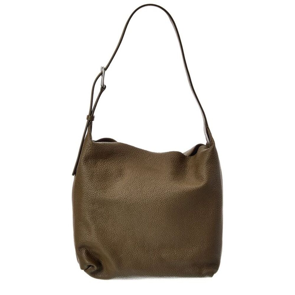 The Row Isa Leather Hobo Bag, Green